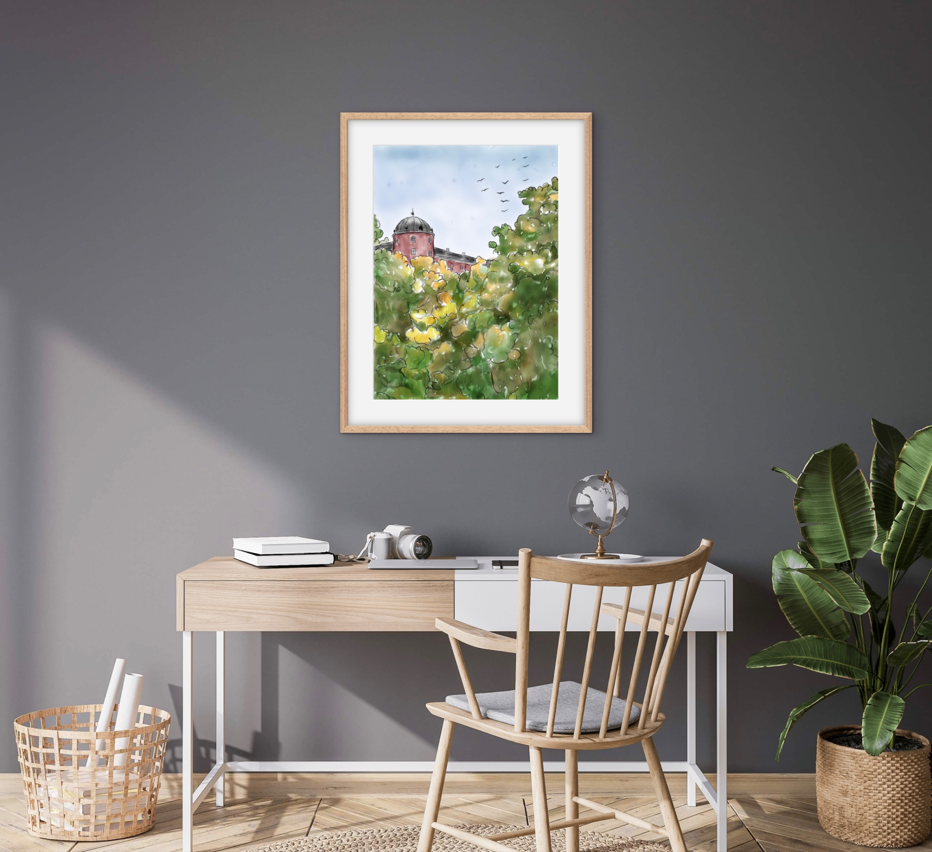 Målningar med Uppsalamotiv